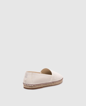 Brunello Cucinelli Beige espadrilles with logo print MPUPSPQ726