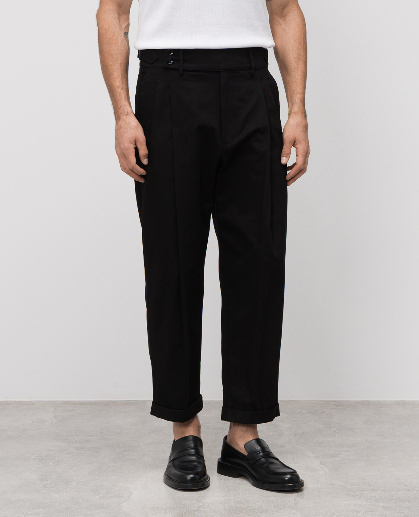 

Black pants with lapels Dolce&Gabbana