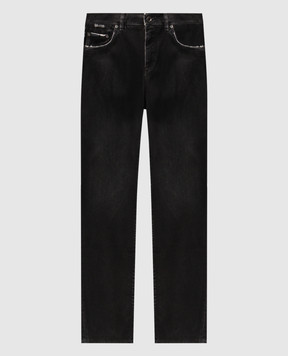 Dolce&Gabbana Black jeans with logo GP02XDG8NT3