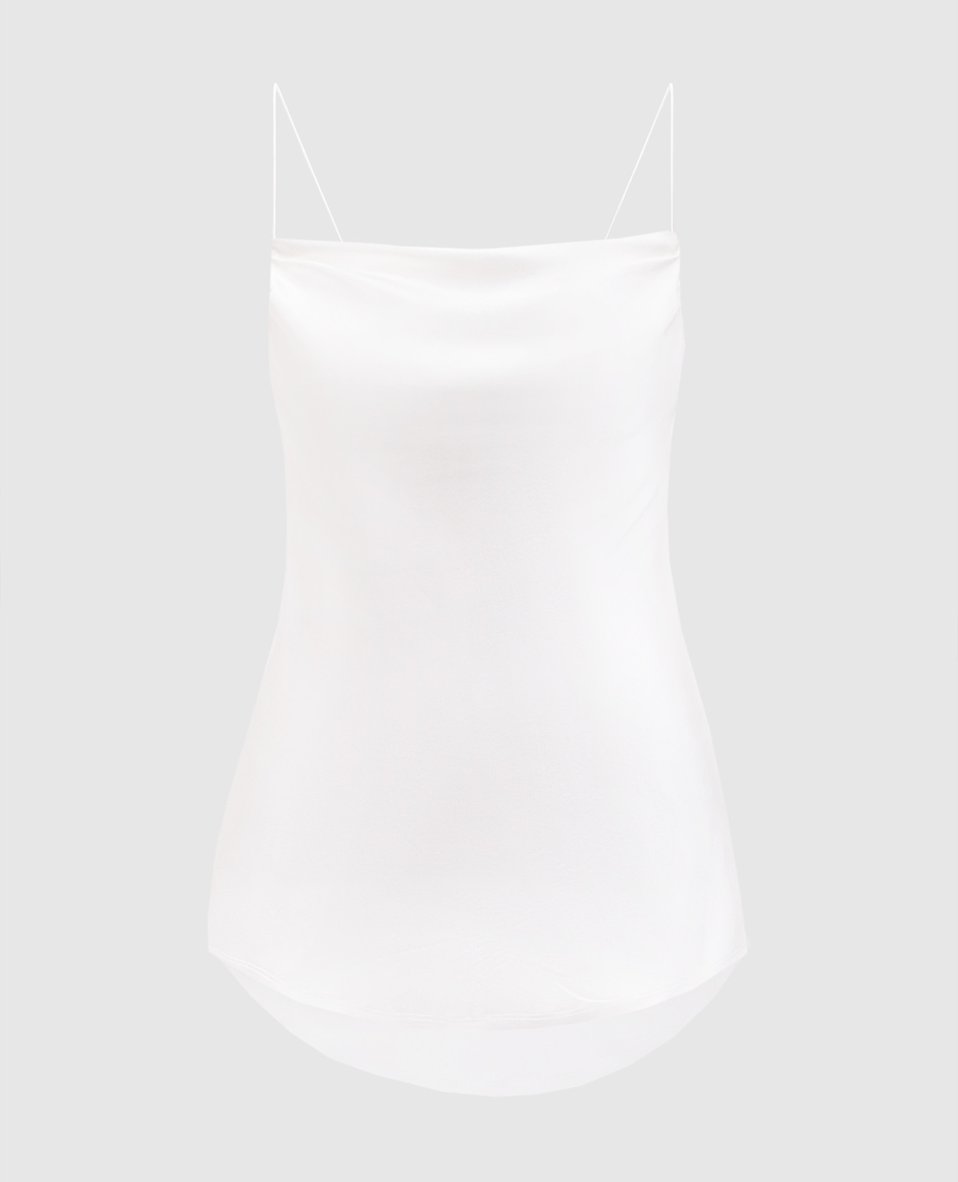

White silk top Balmain