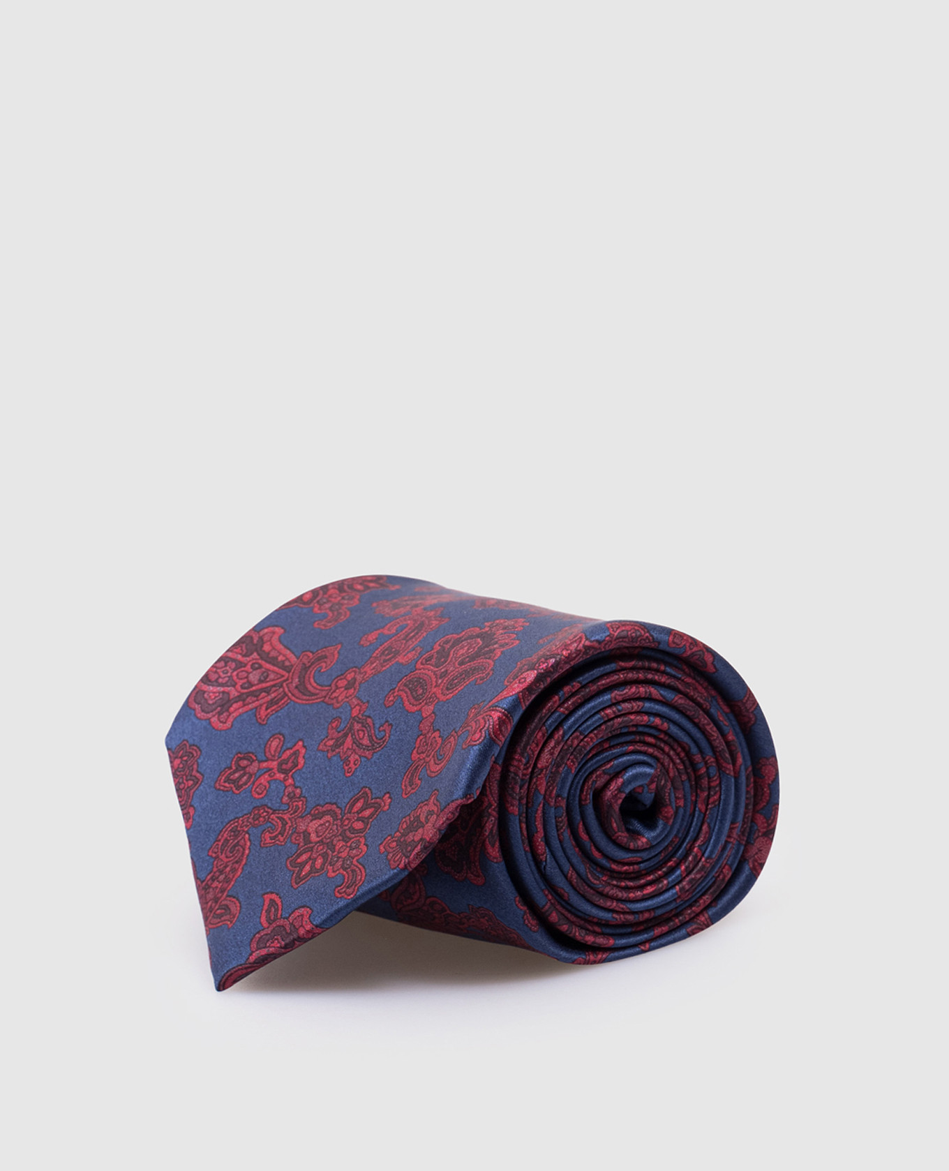 

Blue paisley silk tie with crystals Stefano Ricci