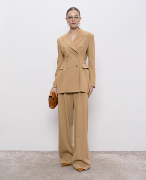 Ermanno Scervino Beige double-breasted jacket D466I322EGK