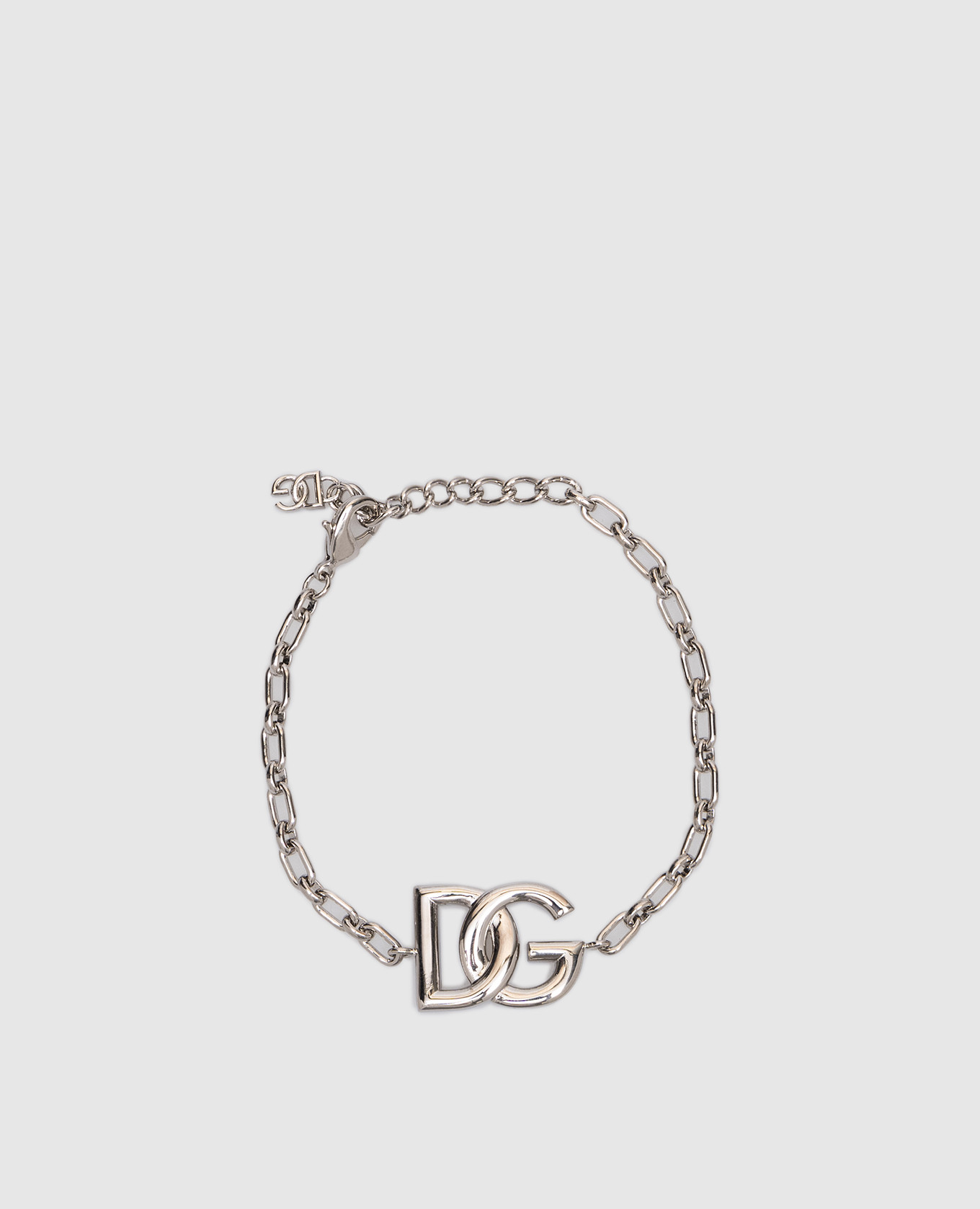 

Silver DG logo bracelet with palladium plating Dolce&Gabbana