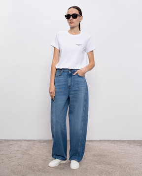 Givenchy Blue jeans with a worn effect BW517J516W