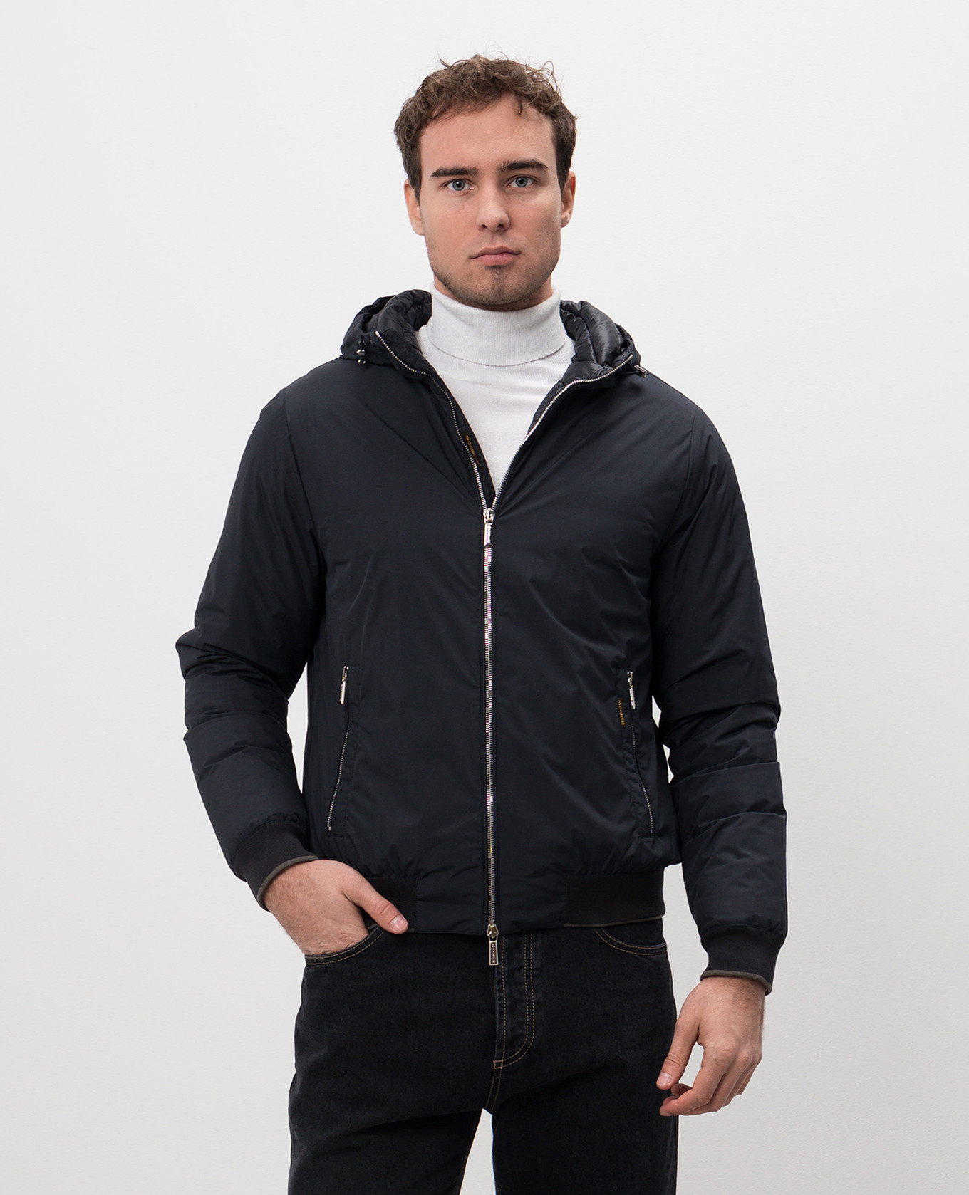 

Blue down jacket STRAUSS MooRER