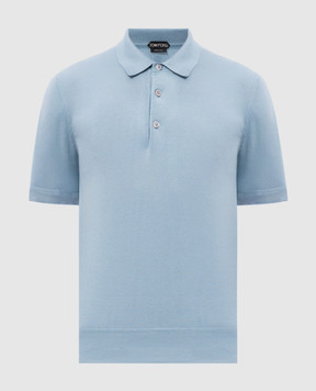 Tom Ford Blue polo KPS004YMC024S25