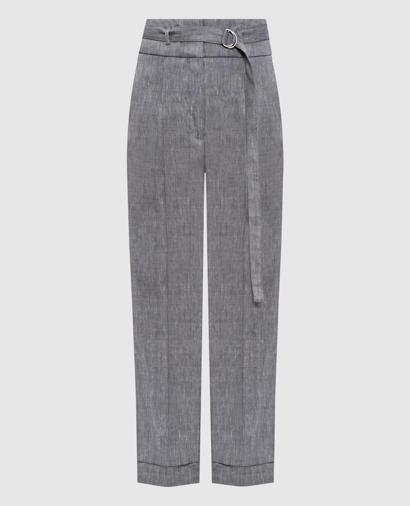 

Gray linen and wool pants Peserico, Grey