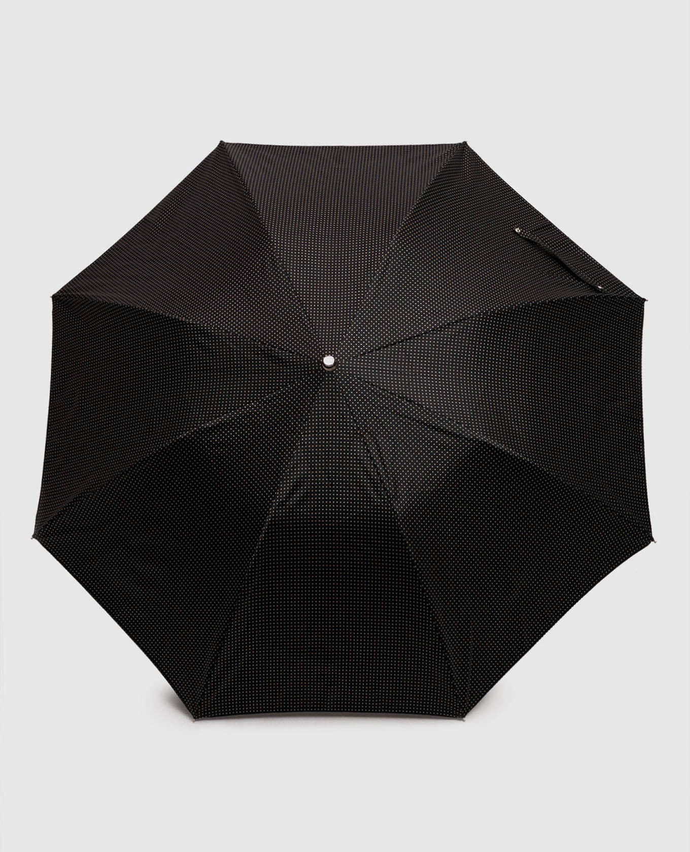 

Black polka dot folding umbrella Pasotti