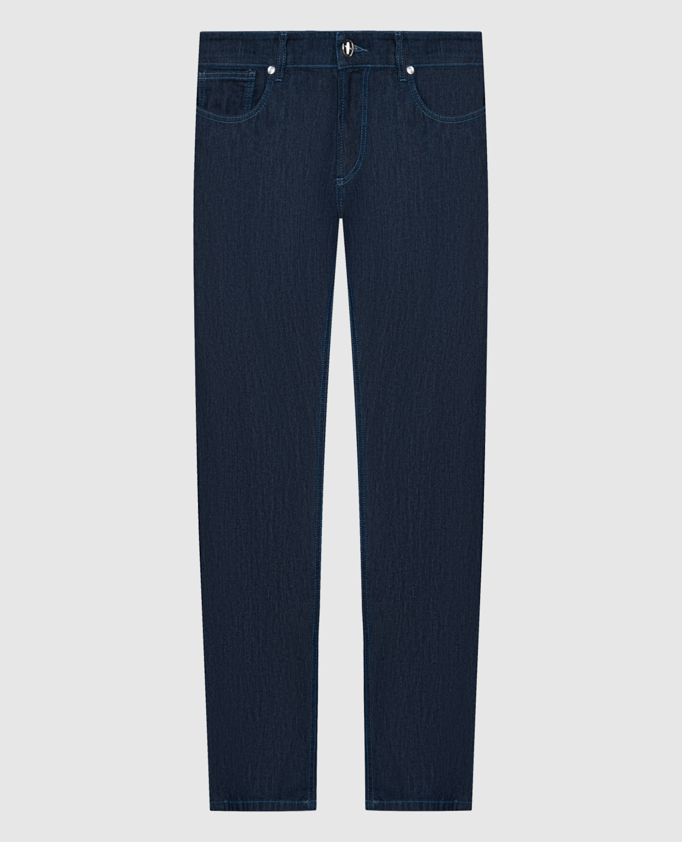 

Blue jeans with a patch Enrico Mandelli