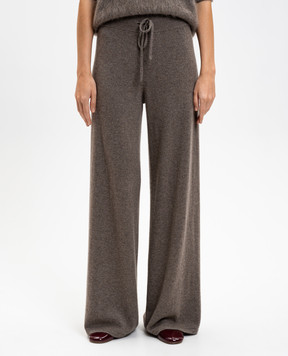 LISA YANG Brown Sofi cashmere pants 202143