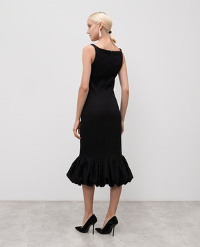 16Arlington Arcelin black midi dress DMD640AW2501
