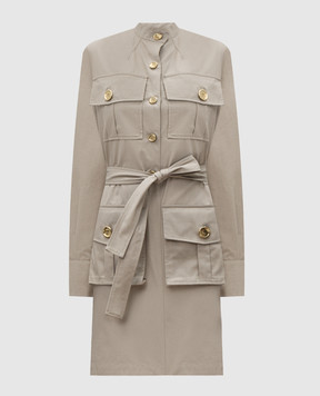 Givenchy Beige mini shirt dress BW22A915VK
