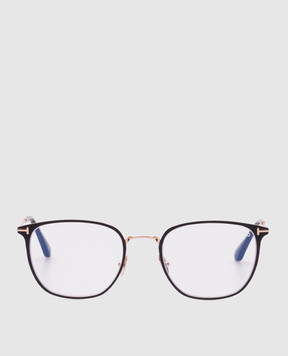 Tom Ford Black matte glasses BLUE BLOCK FT6041B
