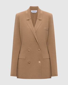 Gabriela Hearst Beige double-breasted wool jacket 3259006A077