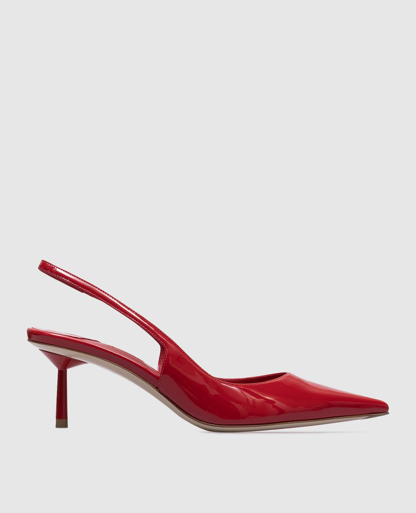 

BELLA red patent leather slingbacks Le Silla