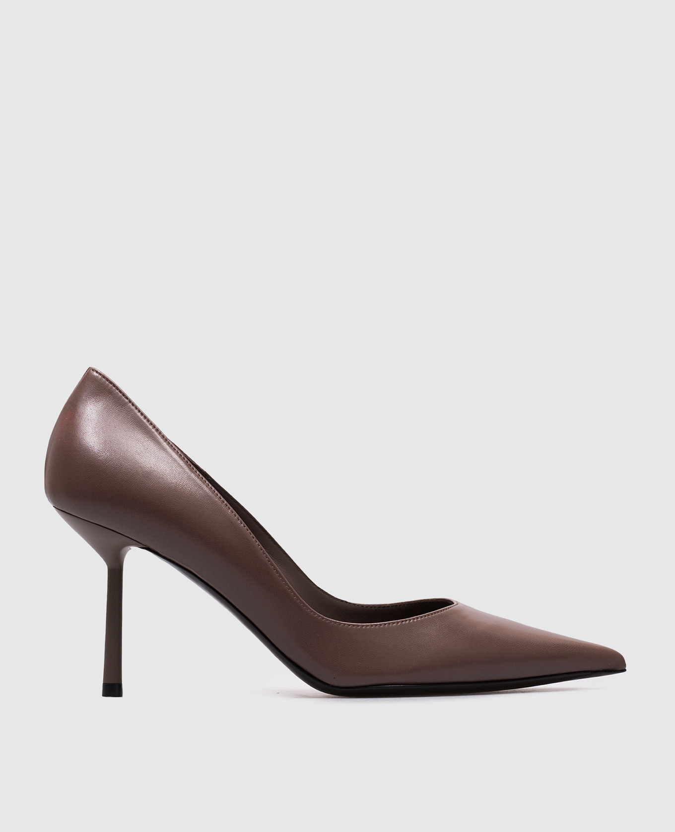 Brown patent leather shoes BELLA Le Silla