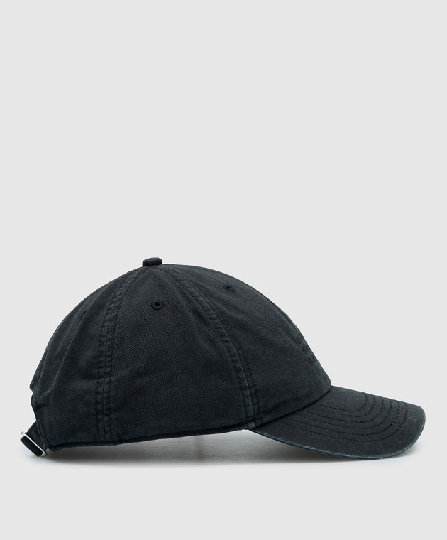Maison Margiela MM6 - Gray distressed cap with logo