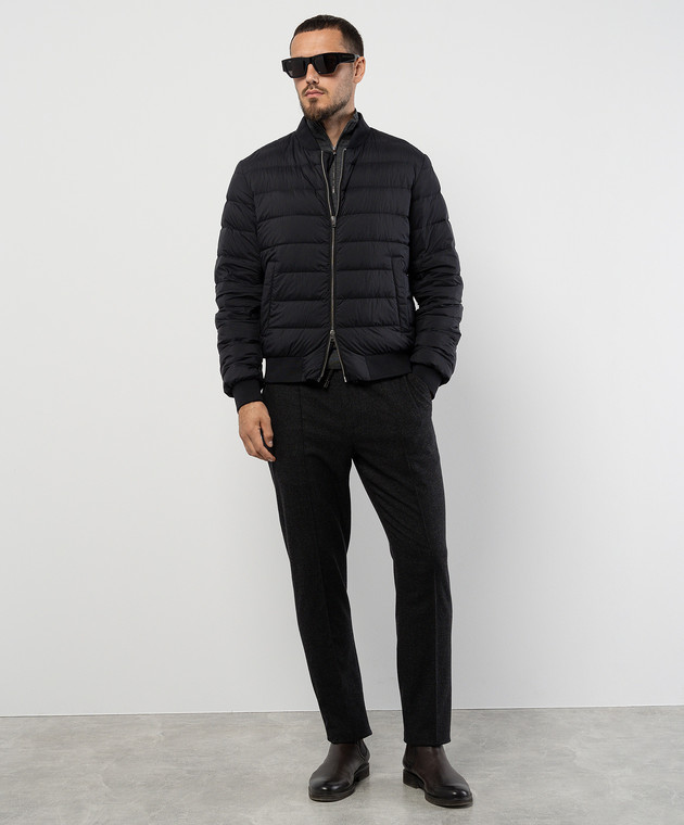 【関税込み】herno L'Aviatore' bomber jacket L'AVIATORE in Black for Men | Herno®