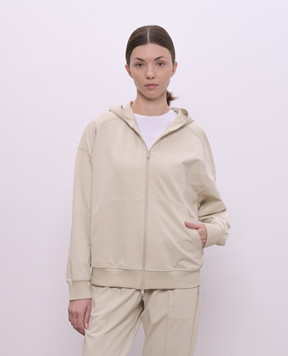 Brunello Cucinelli Beige sports jacket with monil chain MH827FB706