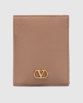 Valentino Beige leather wallet with logo 7W2P0AJ5SNP