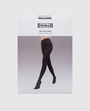 Wolford Leo brown fishnet tights in an animalistic pattern 19100