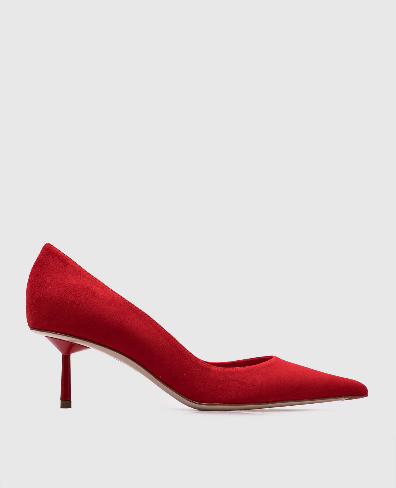 Red suede shoes BELLA Le Silla