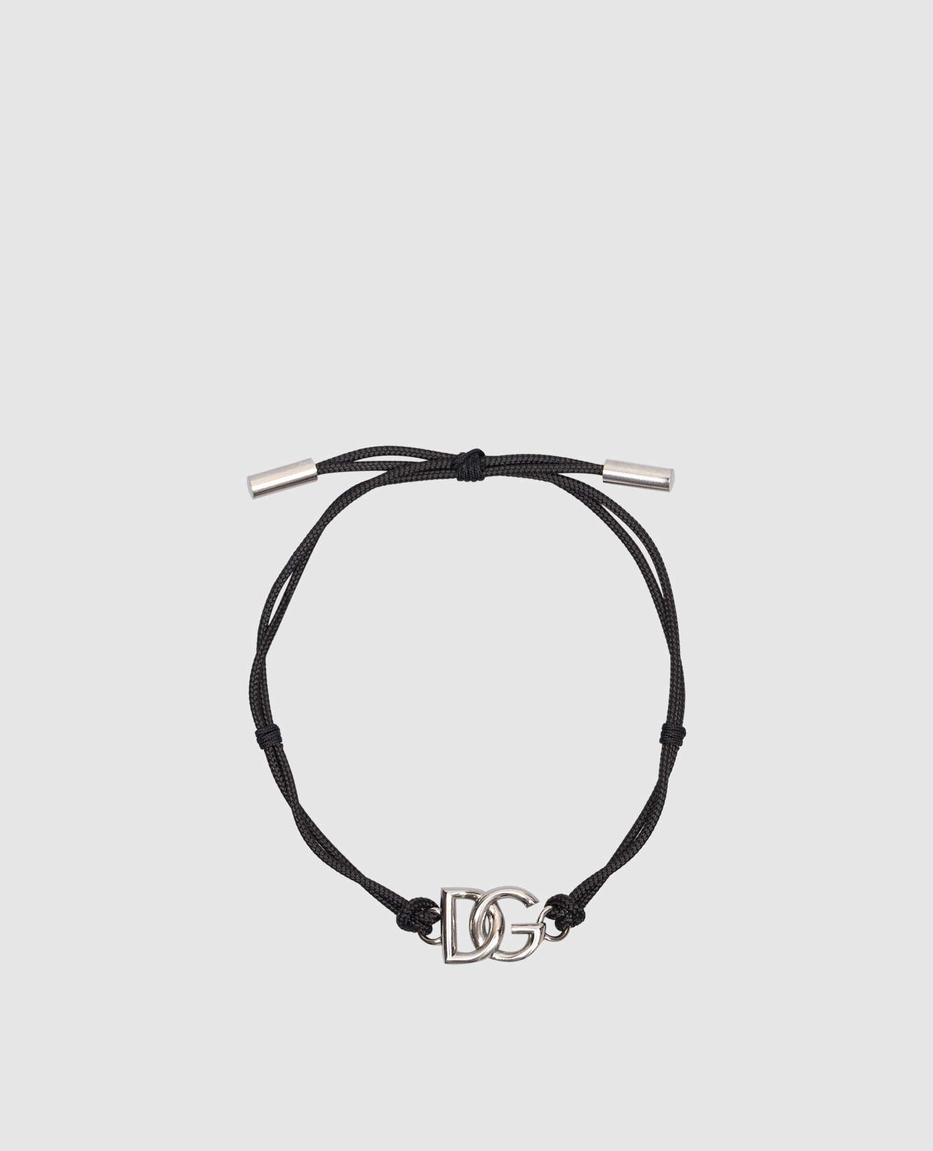 

Black cord bracelet with DG logo Dolce&Gabbana