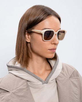 Brunello Cucinelli Sartorial Sunset Beige Sunglasses MOCMULTS04