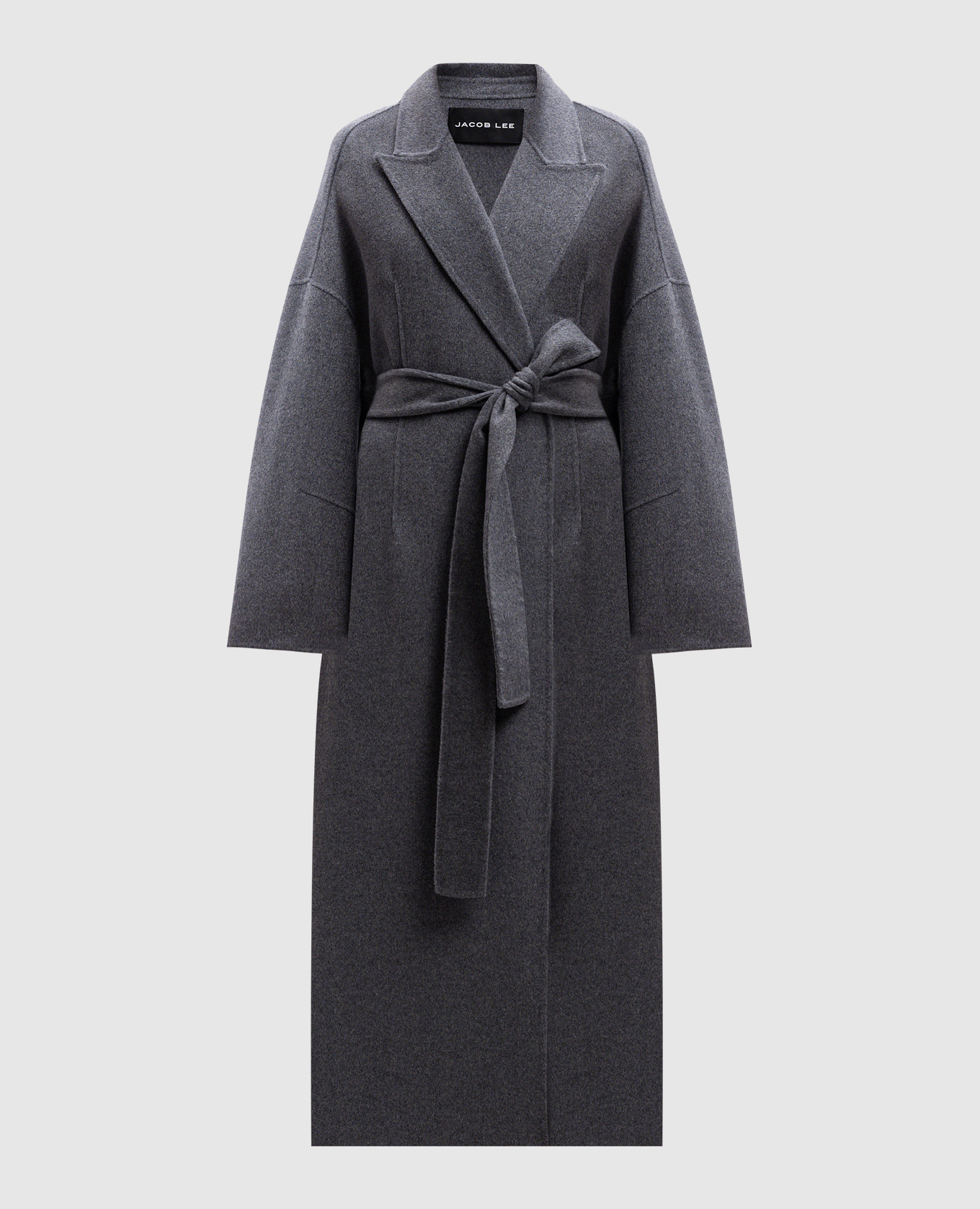 

Gray wool and cashmere smelling coat Jacob Lee, Grey