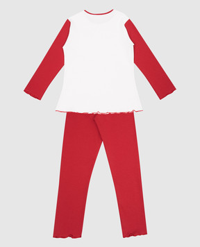 Story Loris Children's red pajamas with a print 17631810