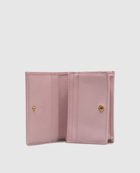 Valentino Pink leather wallet with Vlogo Signature emblem 6W0P0AJ3SNP