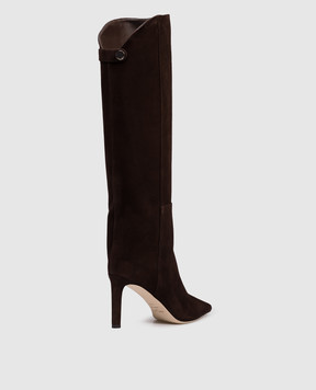 Jimmy Choo Alizze brown suede boots ALIZZEKB85SUE