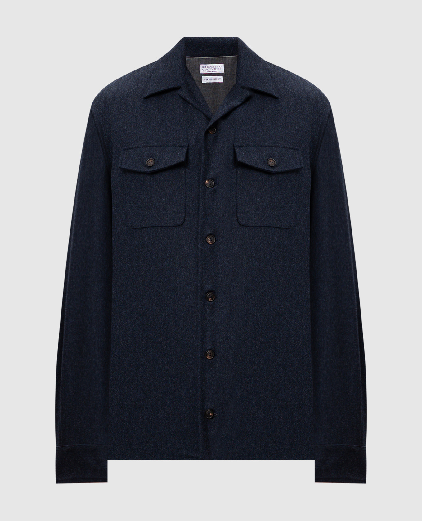 

Blue shirt made of wool Brunello Cucinelli