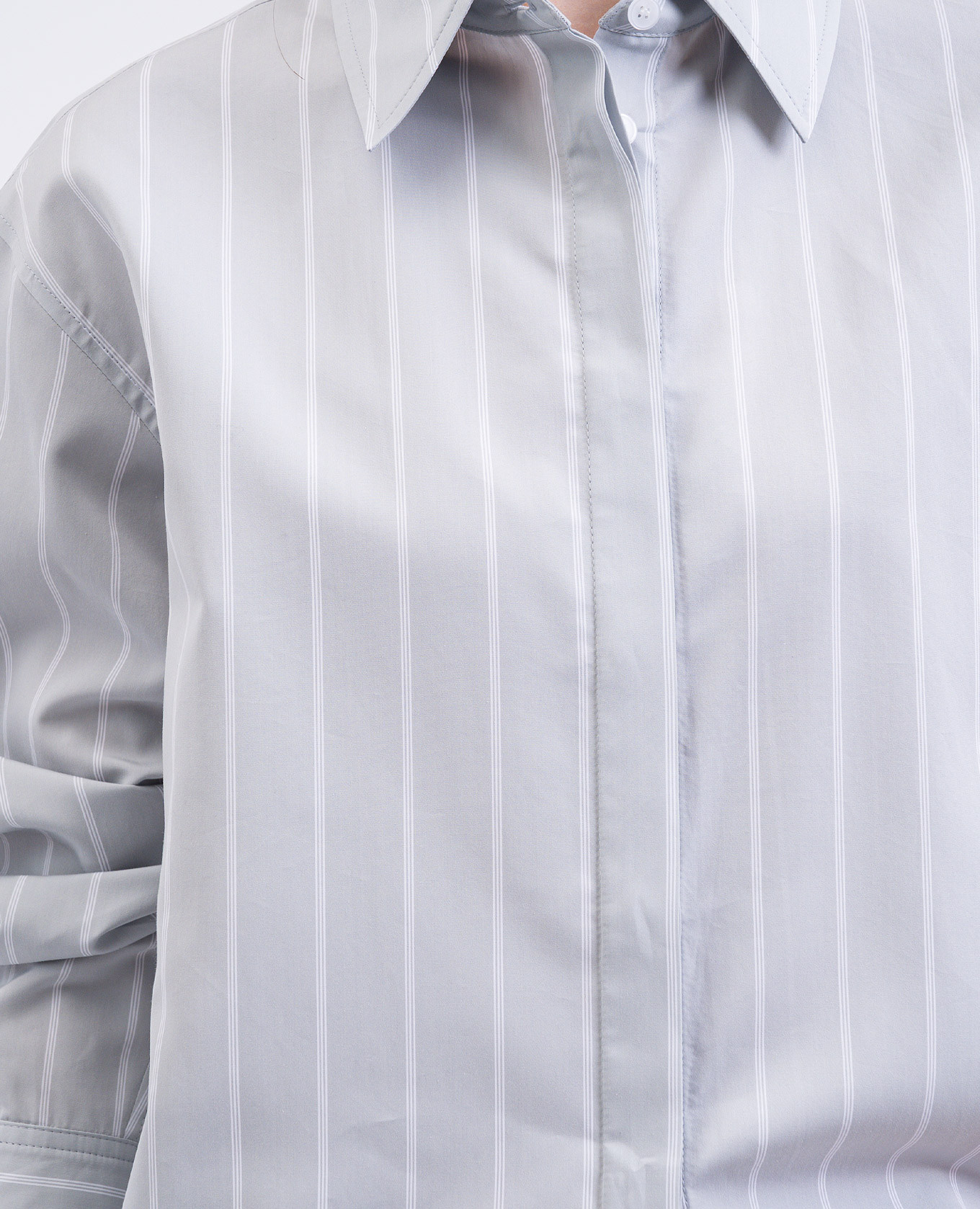 

Addy gray shirt with silk PROENZA SCHOULER, Grey
