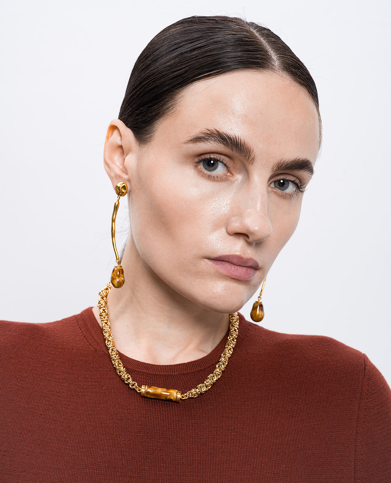 Waka Amber Earrings House of Fou 2