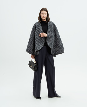 Valentino Blue wool trousers with a high rise 5B3RB5Y074B