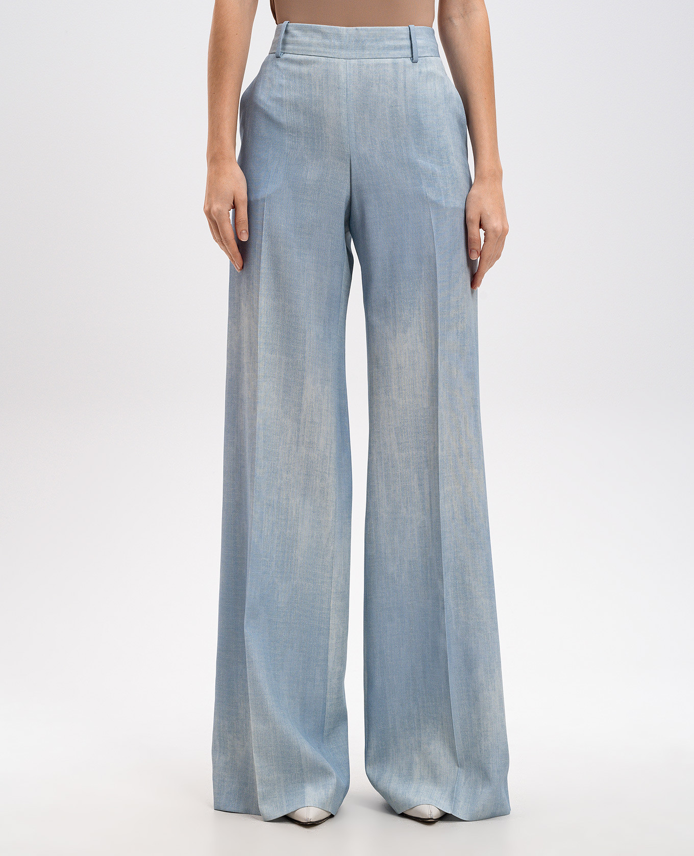 

Blue pants with a degraded effect Ermanno Scervino, Light blue
