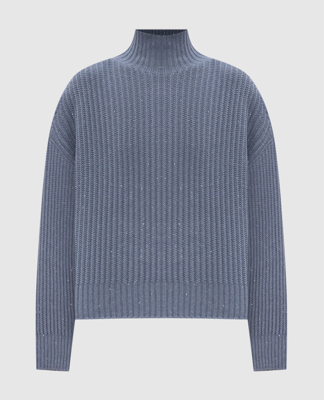 

Gray sweater with wool, silk and cashmere with lurex Peserico, Grey