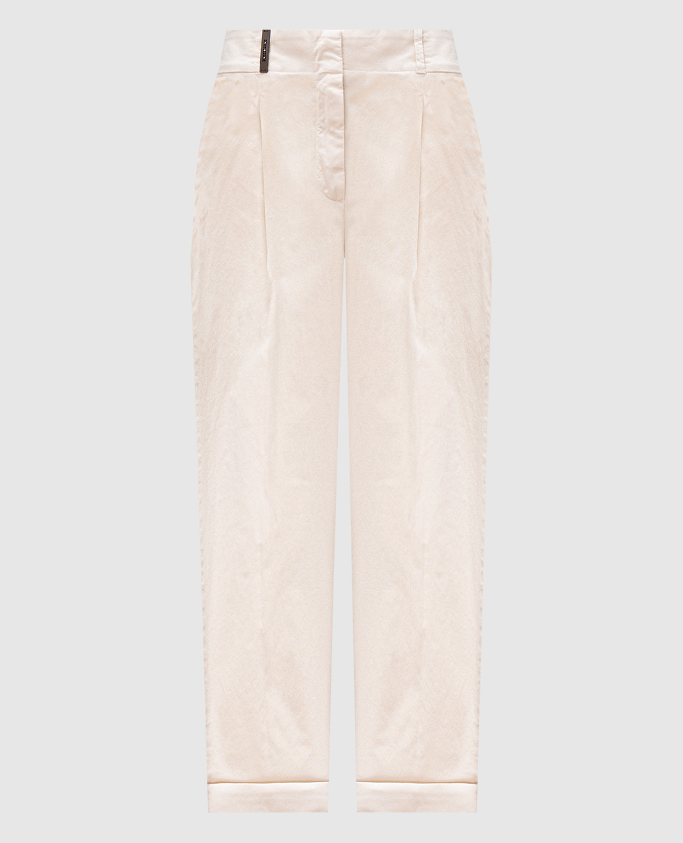 

Beige trousers with lapels Peserico