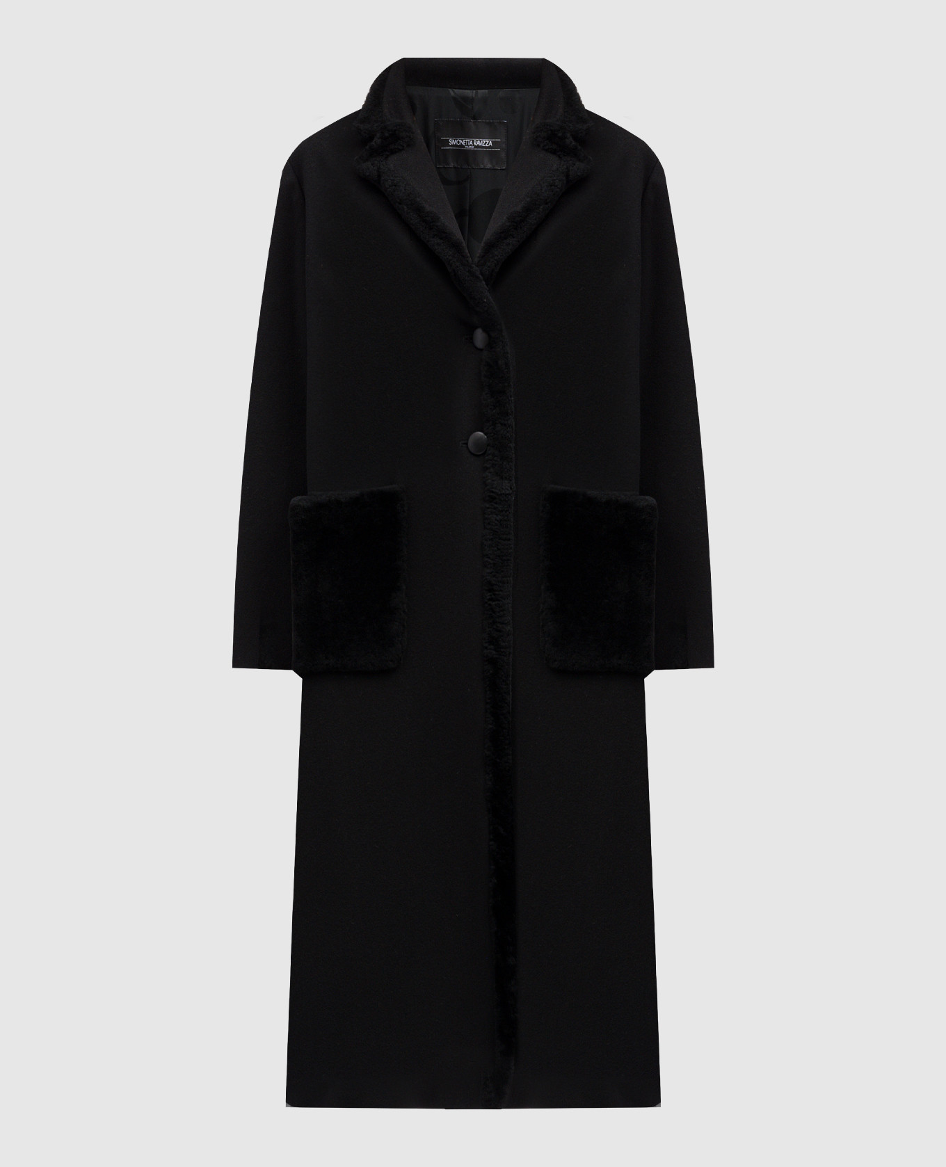 Black coat simonetta ravizza