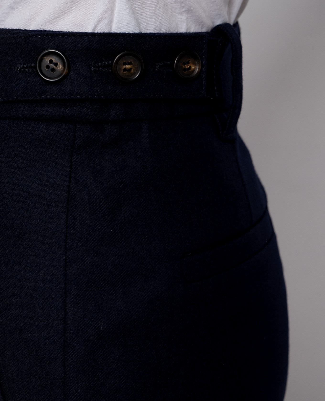 Blue wool pants Brunello Cucinelli 4