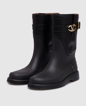 Valentino The Bold Edition logo combo boots in black 5W2S0JU8HEX