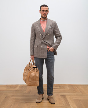 Brunello Cucinelli Pink layered T-shirt M0B137427