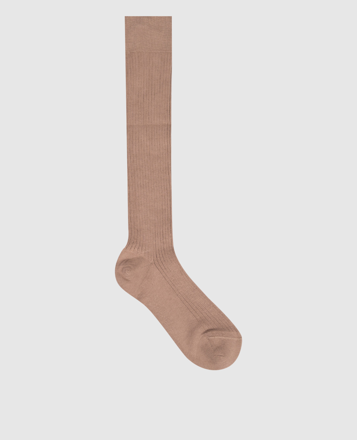 

Brown ribbed BINO knee-highs Max Mara