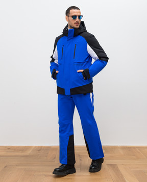 Stefano Ricci Blue ski down jacket with logo M6J4S00020IT2600