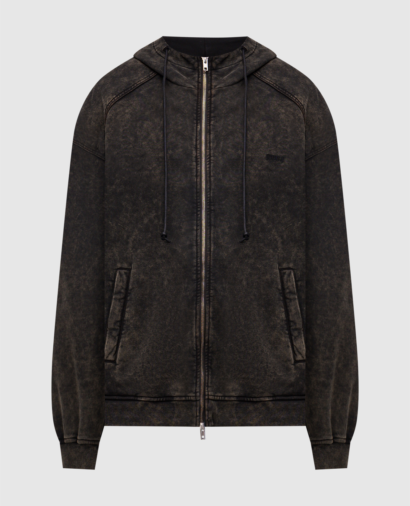 

Khaki sports jacket with logo Juun.j