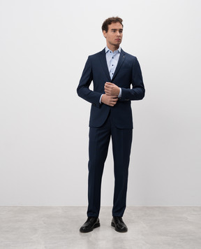 Florentino Blue patterned suit 223860320900
