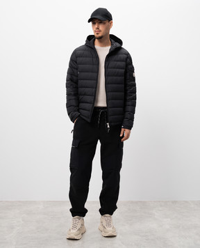 Moncler Grenoble Black sweatpants with logo J20978H0000189AK8