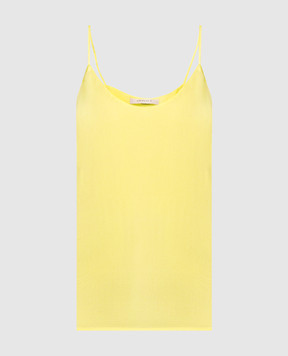 Twinset Yellow top with logo 241TT2163