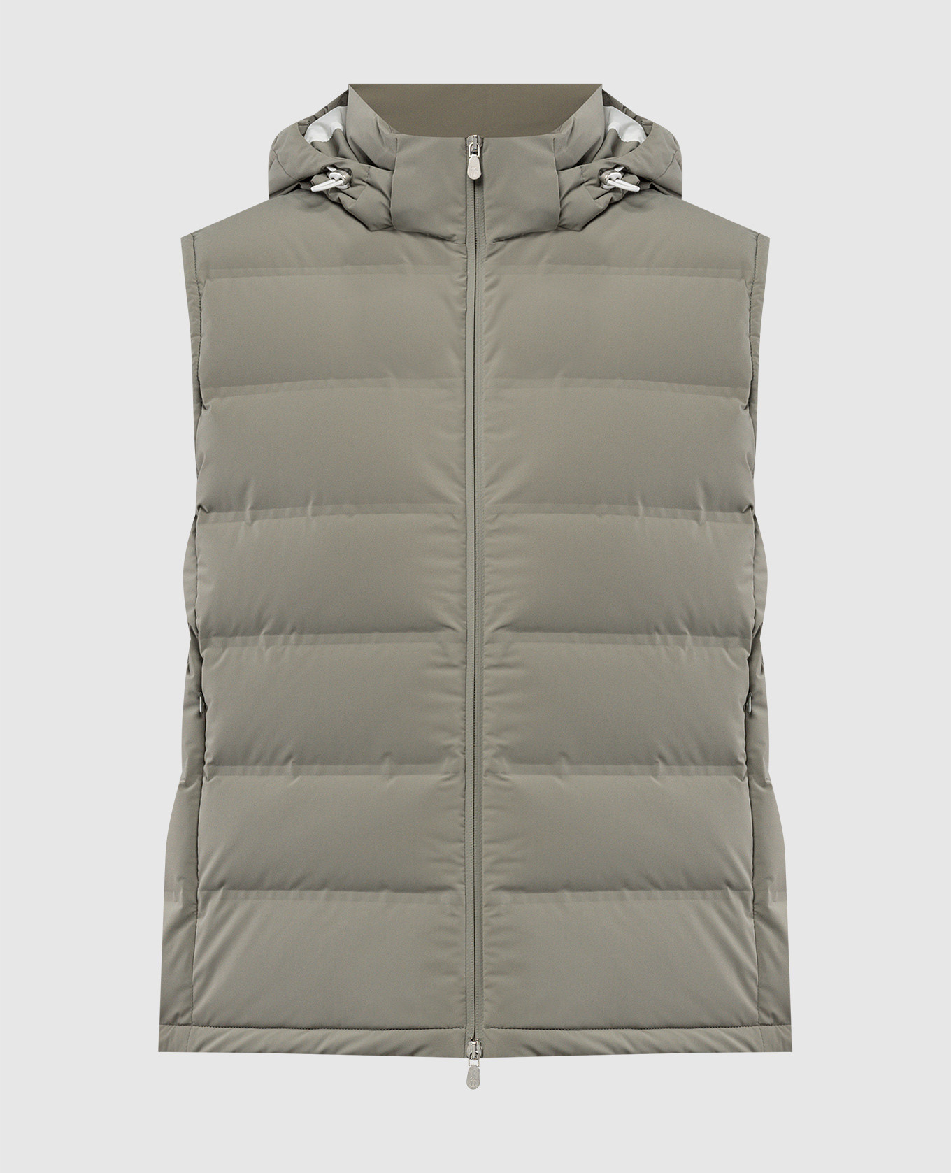 

Green quilted down vest Brunello Cucinelli